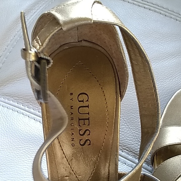 Guess Gold Stillettos - Picture 3 of 5